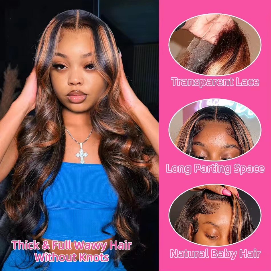 Lace Front Wig - Pelucas de cabello humano con encaje