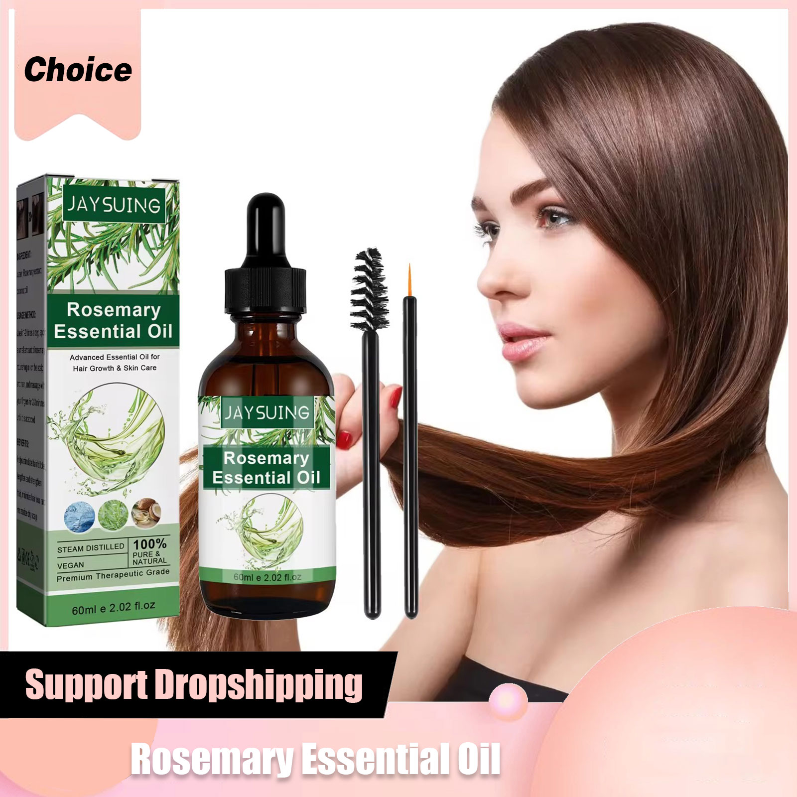 Rosemary Hair Oil - Aceite Esencial de Romero para el