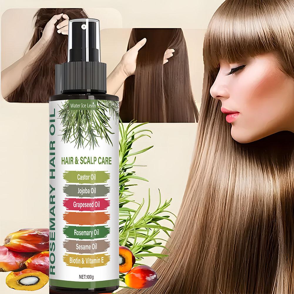 Rosemary Hair Oil - Aceite de romero de 100g, esencia