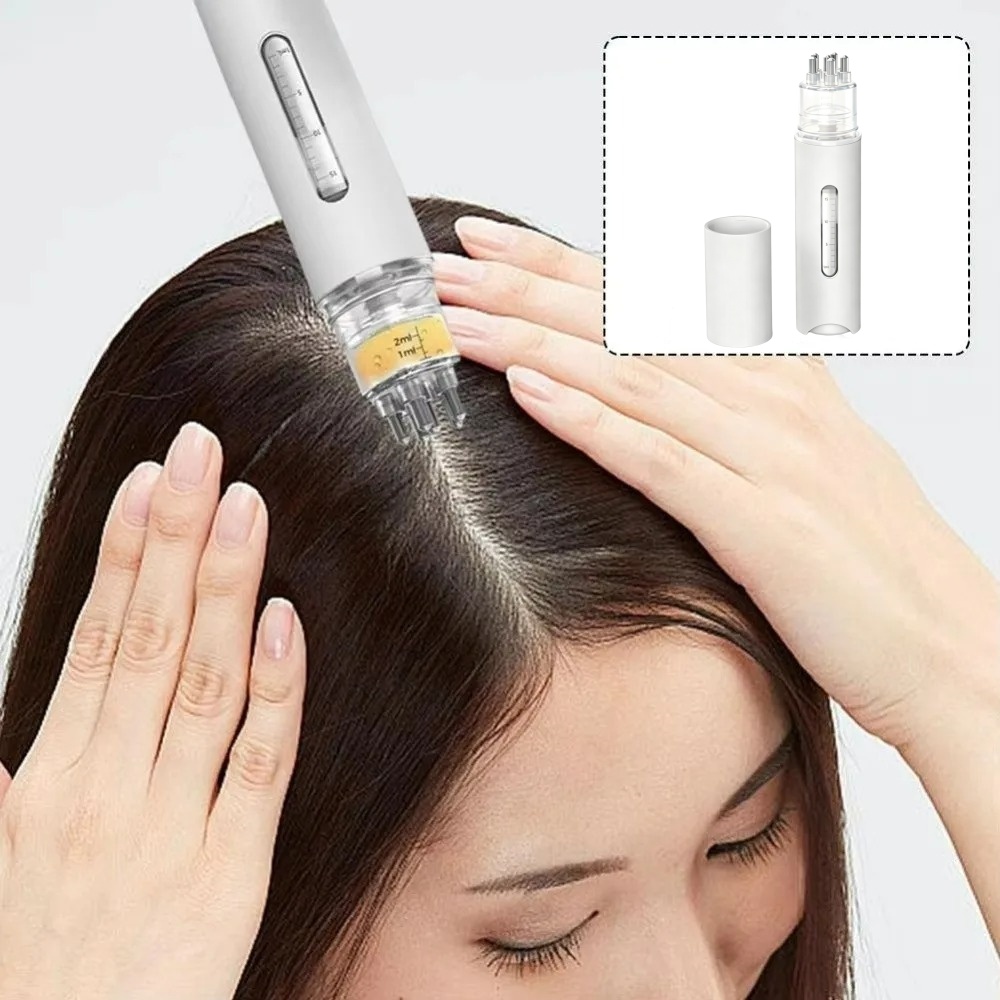 Hair Care Oil - Aplicador de Aceite Capilar, Peine Masajeador