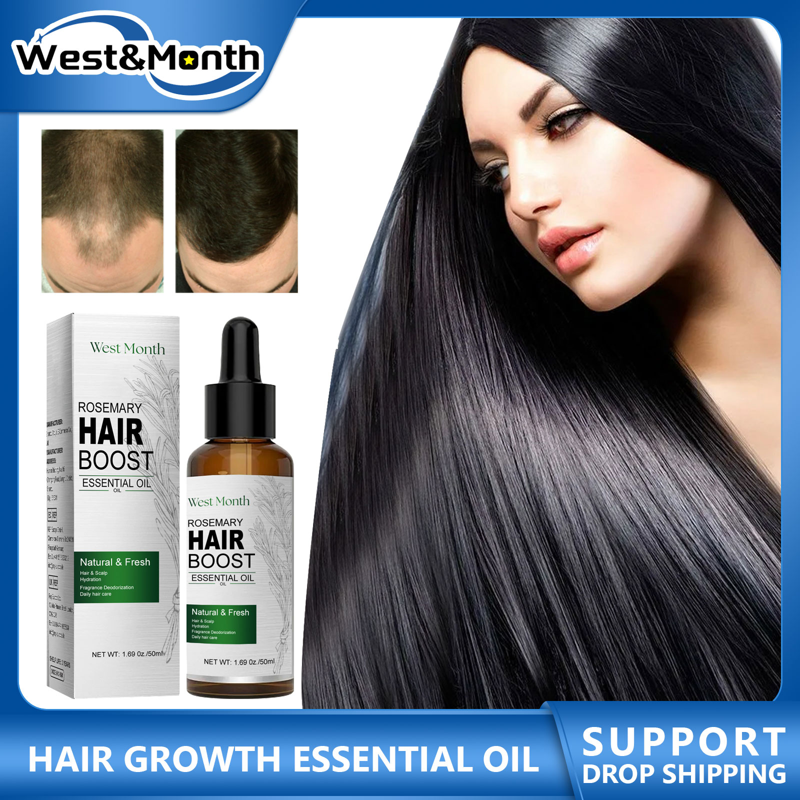 Aceite esencial para el crecim - Rosemary Hair Oil reseña y precio